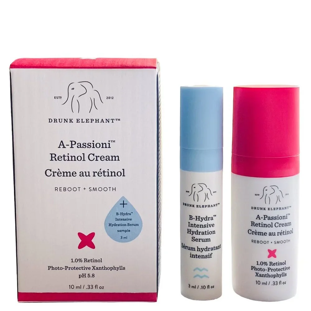 Drunk Elephant A-Passioni Retinol Cream 10ml Midi Size + 3ml B-Hydra